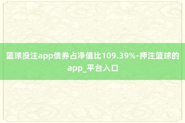 篮球投注app债券占净值比109.39%-押注篮球的app_平台入口