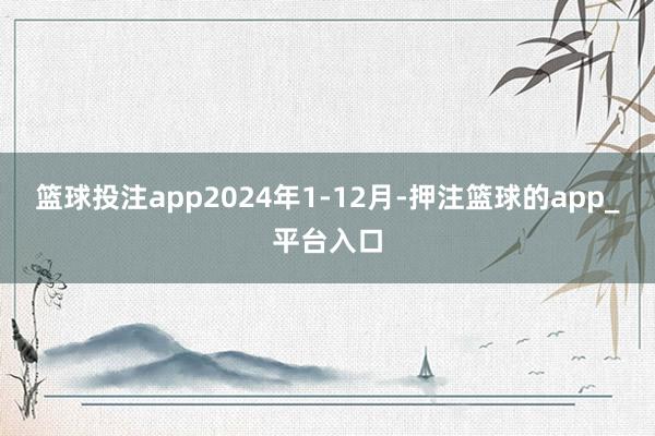 篮球投注app2024年1-12月-押注篮球的app_平台入口