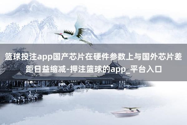 篮球投注app国产芯片在硬件参数上与国外芯片差距日益缩减-押注篮球的app_平台入口