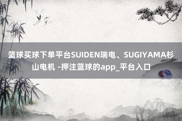 篮球买球下单平台SUIDEN瑞电、SUGIYAMA杉山电机 -押注篮球的app_平台入口