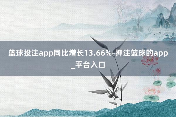 篮球投注app同比增长13.66%-押注篮球的app_平台入口
