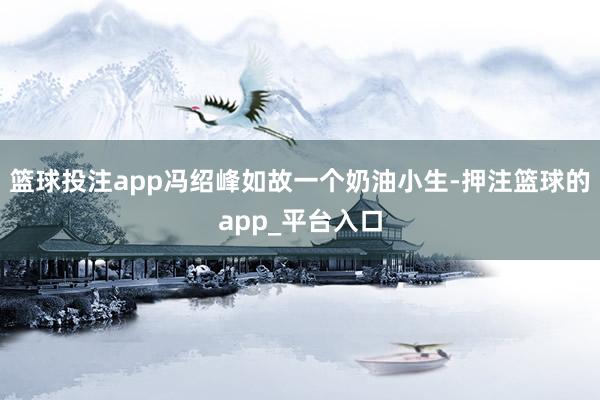 篮球投注app冯绍峰如故一个奶油小生-押注篮球的app_平台入口