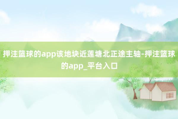 押注篮球的app该地块近莲塘北正途主轴-押注篮球的app_平台入口