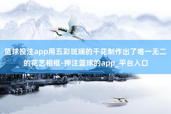 篮球投注app用五彩斑斓的干花制作出了唯一无二的花艺相框-押注篮球的app_平台入口