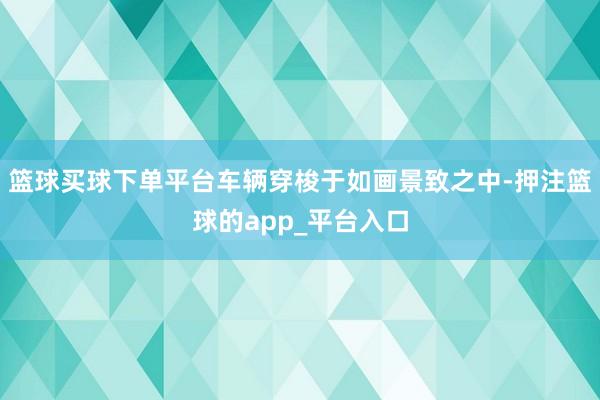 篮球买球下单平台车辆穿梭于如画景致之中-押注篮球的app_平台入口