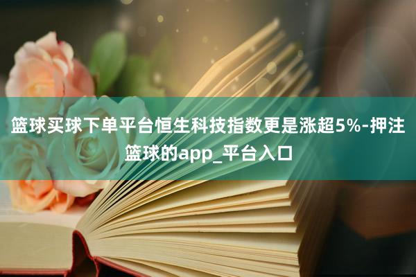 篮球买球下单平台恒生科技指数更是涨超5%-押注篮球的app_平台入口