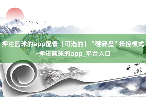 押注篮球的app配备（可选的）“砸键盘”操控模式-押注篮球的app_平台入口