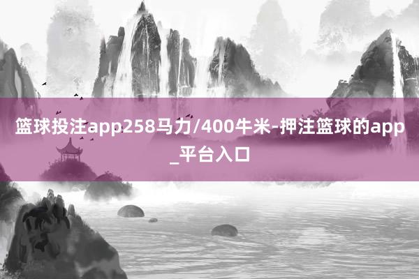 篮球投注app258马力/400牛米-押注篮球的app_平台入口